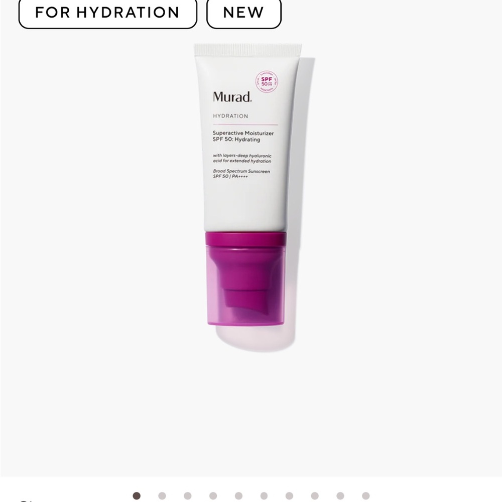 Murad Superactive Moisturizer SPF 50: Hydrating NIB